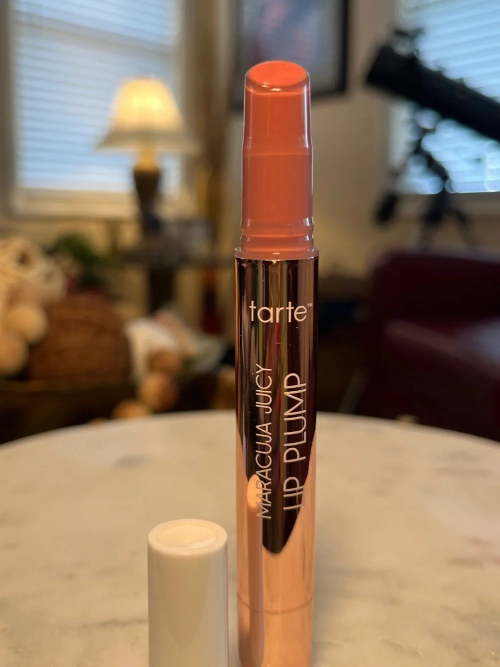 tarte Maracuja Juicy Lip Plump — warm pink